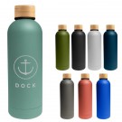 17 OZ. BLAIR STAINLESS STEEL BOTTLE WITH BAMBOO LID