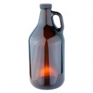 64 oz. Amber Handle Glass Beer Growler 38/400