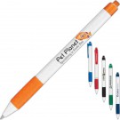 Groove White Barrel Ball Pen