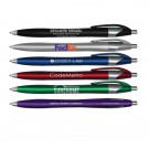 Silhouette Metallic Retractable Ballpoint Pen with Black Ink