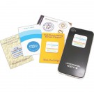 Smartphone Cling Wipe on Card (circle)