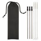 3- Pack Stainless Steel Straw Kit