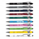 iWriter Exec Rubberized Metal Stylus Pen-Blue Ink