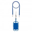 2-In-1 Charging Cable Lanyard With Phone Holder & Wallet