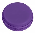 Round Zippered Electronics Travel Case