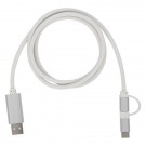 3-in-1 3 Ft. Disco Tech Light Up Charging Cable