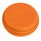 Round Zippered Electronics Travel Case