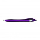 Silhouette Metallic Retractable Ballpoint Pen with Black Ink