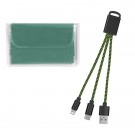 Braided Charging Buddy & Micro Fiber Cloth Set