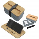 Stackable Bento Box With Phone Stand