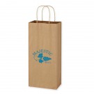 Kraft Paper Brown Wine Bag - 5.25