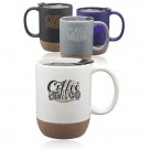 13 oz. Barista Ceramic Mug with Cork Bottom