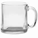 13 oz. Clear Glass Coffee Mugs