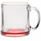 13 oz. Clear Glass Coffee Mugs