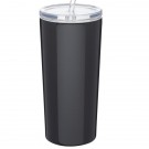 16 oz. Mira Stainless Steel Tumbler with Straw