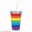 16 Oz. Double Wall Acrylic Tumbler With Insert