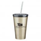 16 Oz. Stainless Steel Double Wall Tumbler