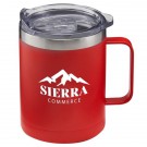 14 OZ. POWDER COATED STAINLESS STEEL CAMPING MUG