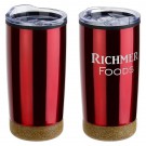 York 20 oz Stainless Steel/Polypropylene Tumbler with Cork B