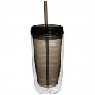 16 oz. Double Wall Acrylic Tumblers With Straw