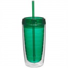 16 oz. Double Wall Acrylic Tumblers With Straw