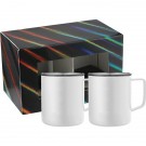 Rover Camp Mug 14oz Powder coated 2 in 1 Gift Set