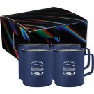 Rover Camp Mug 14oz Powder coated 4 in 1 Gift Set