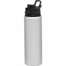 25 oz. Aluminum Metallic Sports Bottle With Snap Lids