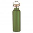 21 Oz. Liberty Stainless Steel Bottle With Wood Lid