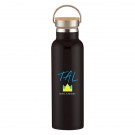 21 Oz. Liberty Stainless Steel Bottle With Wood Lid