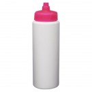 32 oz. HDPE Plastic Water Bottles with Quick Shot Lid