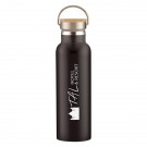 21 Oz. Liberty Stainless Steel Bottle With Wood Lid