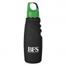 24 Oz. Matte Finish Crest Carabiner Sports Bottle