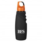 24 Oz. Matte Finish Crest Carabiner Sports Bottle