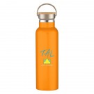 21 Oz. Liberty Stainless Steel Bottle With Wood Lid