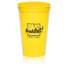 22 oz Plastic Stadium Cup