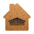 House Shaped Cork Coaster