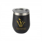 12 oz. Stemless Wine Glass w/ Stainless Steel Band