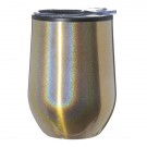 12 oz. Iridescent Stemless Wine Glass with Lid