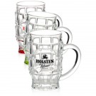 17.75 oz. Dimpled Glass Beer Mugs