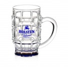 17.75 oz. Dimpled Glass Beer Mugs