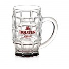 17.75 oz. Dimpled Glass Beer Mugs