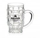 17.75 oz. Dimpled Glass Beer Mugs