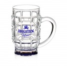 17.75 oz. Dimpled Glass Beer Mugs