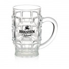 17.75 oz. Dimpled Glass Beer Mugs