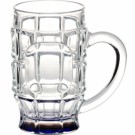 17.75 oz. Dimpled Glass Beer Mugs