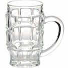 17.75 oz. Dimpled Glass Beer Mugs