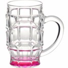 17.75 oz. Dimpled Glass Beer Mugs