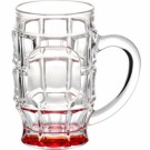 17.75 oz. Dimpled Glass Beer Mugs