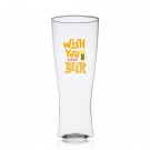 12 oz. Plastic Pilsner Glass